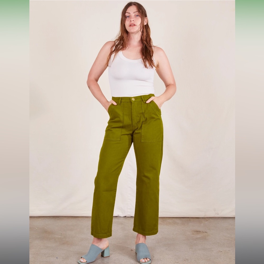 Big Bug Press Work Pants- olive xs